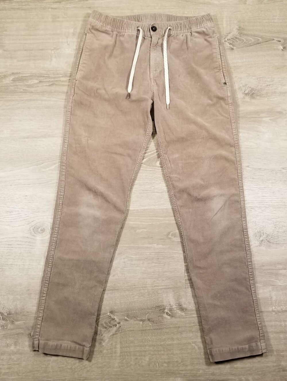 Vuori Optimist Corduroy Pants Mens Size Medium 32x30 Brown Drawstring V440